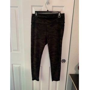 Green Camouflage Leggings